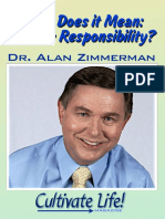 Alan Zimmerman - What Does It Mean Taking Responsability