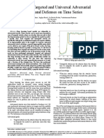 Untargeted, Targeted and Universal Adversarial Attacks and Defenses On Time Series