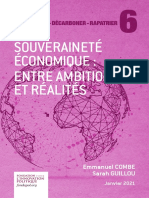 Fondapol Etude Combe Guillou Souverainte Economique Entre Ambitions Et Realites 01 2021