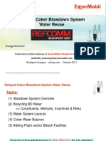 Delayed Coker Blowdown System Water Reuse Moloney ExxonMobil DCU Budapest 2017