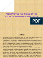 An Improved Technique of The Artificial Insemination in Ducks