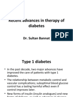 Recent Advances in Therapy of Diabetes