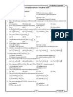 Coordination Compounds - Question