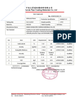 Jining Xunda Pipe Coating Materials Co.,Ltd: Test Report No. XD191014-03