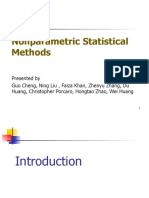 Nonparametric Statistical Methods