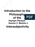 Introduction To The Philosophy of The: Human Person