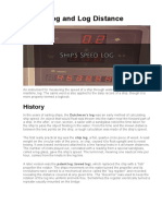 Ship's Log and Log Distance