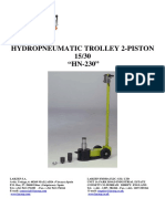 Hydropneumatic Trolley 2-Piston 15/30 "HN-230": Enquire@larzep - Co.uk WWW - Larzep.co - Uk