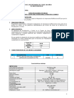 Especificaciones Tecnicas Multifuncional