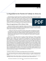 La Seguridad en Los Puestos de Trabajo en Alcoa (A)