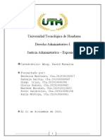 Justicia Administrativa, Equipo Nº02 - Derecho Administrativo, Informe Exposición PDF