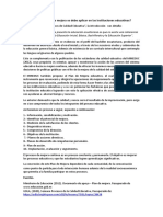 Qué Procesos de Mejora Se Debe Aplicar en Las Instituciones Educativas