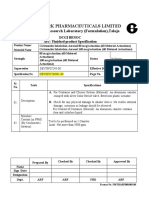 Glenmark Pharmaceuticals Limited: Analytical Research Laboratory (Formulation), Taloja