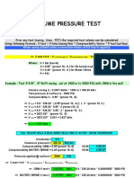 Conversion Factors & Pressure Test & Casing and DP