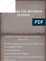 Registration Process - Specifications - Pre and Post Grant Opposition