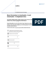 Bone Formation in Interleukin 4 and Interleukin 13 Depleted Mice