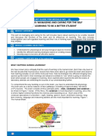 Chapter Iii: Managing and Caring For The Self A. Learning To Be A Better Student