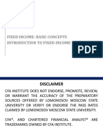 Fixed Income - Reading 52