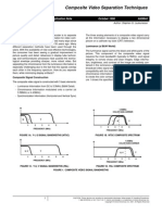 Composite Video Separation Techniques: Application Note October 1996 AN9644