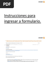 Instrucciones para Ingresar A Formulario