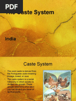 The Caste System: India