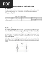 Lab No.09 Max-Power-transfer