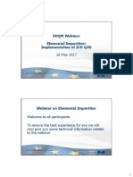 EDQM Webinar On Elemental Impurities 16 May 2017 Presentation