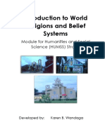 Passes 276-09-19 Kalinga Introduction To World Religions and Belief Systems - Module For Humanities and Social Science