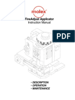 Fineadjust Applicator: Instruction Manual