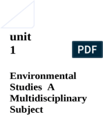 Evs Unit 1-6 PDF