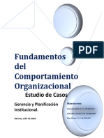 Caso de Estudio Comportamiento Organizacional