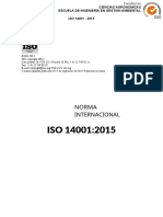 Iso 14001 - 2015 Sintesis (David Soria Diaz)