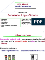 Sequential Logic Circuits: Digital Electronics