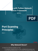 Working With Python Network Recon Framework: Section 2
