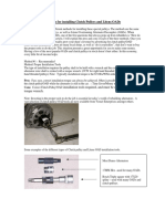 Methods For Installing Clutch Pulleys and Litens OADs