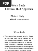 Work Study Classical ILO Approach