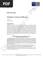 Suicides at France Télécom: ESMT Case Study