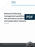 Petroleum Exploration Biofouling Guidelines