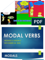 Lesson 3 Modal Verbs