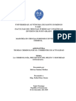 Criminologia, Prevencion Del Delito y Seguridad Ciudadana.