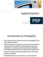 7th Lecture (Introduction To Probability)