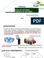 3 Teoria de Sistemas Pensamiento de Sistemas