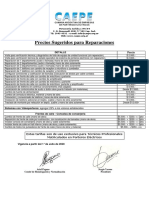 Precios Sugeridos Reparaciones 2020 07