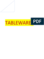 Tablewares Wps Office