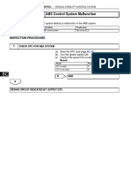 DTC C1223/43 ABS Control System Malfunction: Description