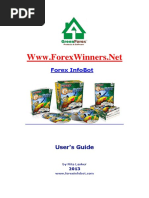 Forex Info Bot Manual