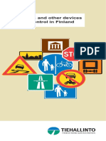 Road Signs and Other Devices of Traffi C Control in Finland