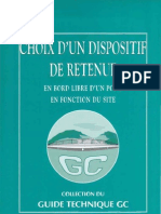 GC 77 Choix de Dispositif de Retenue