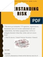 Understanding Risk: Enp Alex Czar Masiglat, MDRR (Cand)