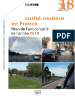 Bilan de L Accidentalite Routiere de L Annee 2018 PDF